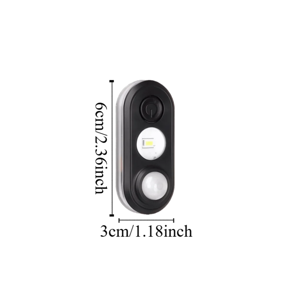 Type-c Motion Sensor Night Light Auto Brightness Wireless Rechargeable Night Light Compact Design Magnetic Attraction