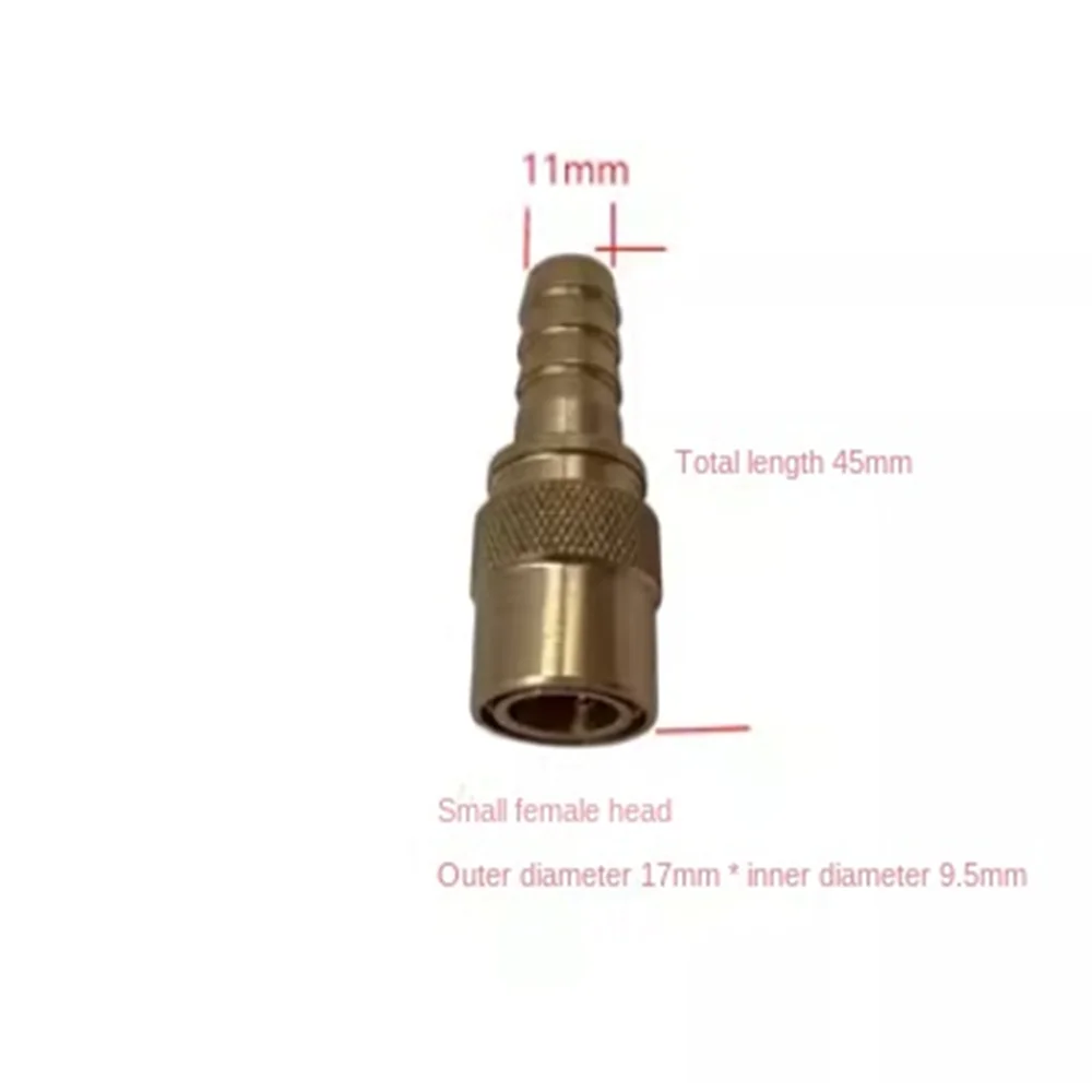 Injection molding machine mold quick connector open female head