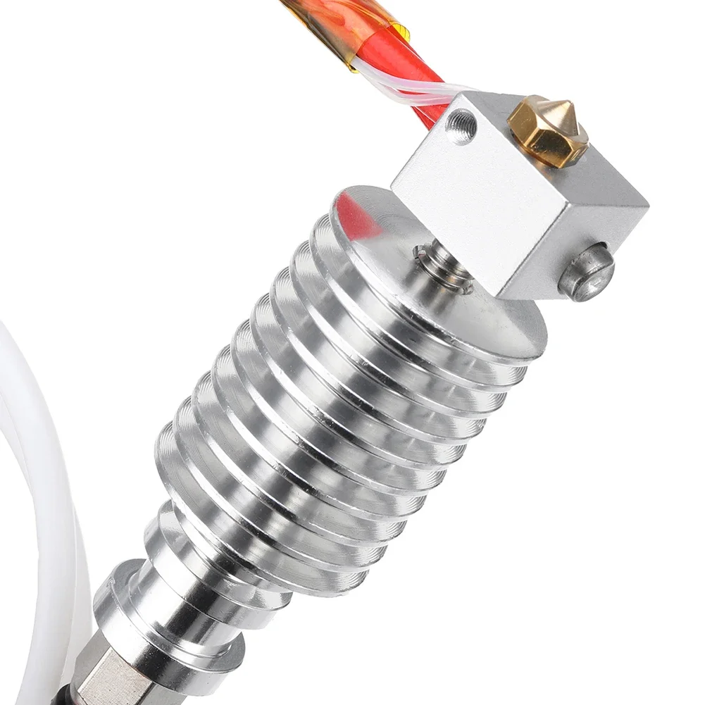 Металлический комплект Hotend V5 с J-образной головкой, комплект экструдера Hot End, детали 3D-принтера 0,4 мм для экструдера Anycubic I3 Mega 3D-принтера