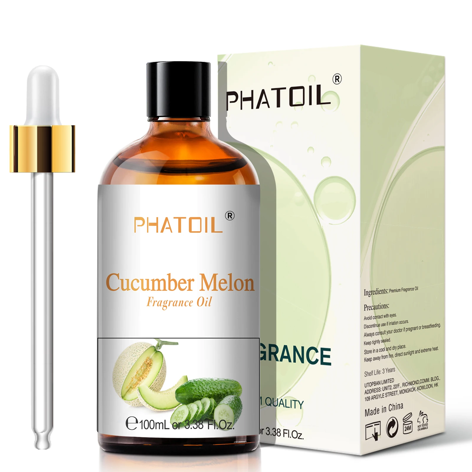 Phatoil Cranberry Fragrance Oil 100ML Essential Oil for Candle Soap Making Blueberry Cucumber Melon Green Apple Coconut Vanilla