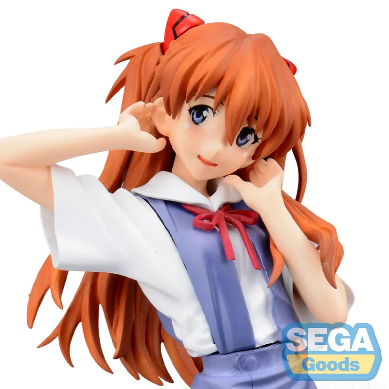 

【100% подлинный】Оригинальная фигурка SEGA Shin Seiki Evangelion Souryuu Asuka Langley High Premium Seifuku Ver. Синьцзи Икари