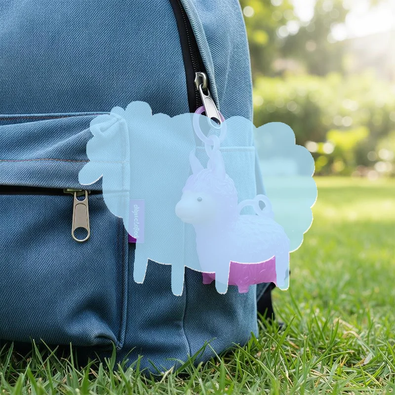 UV Color Changing Alpaca Squeezable Toy Soft Stress Relief for Kids Gift Desk Decor