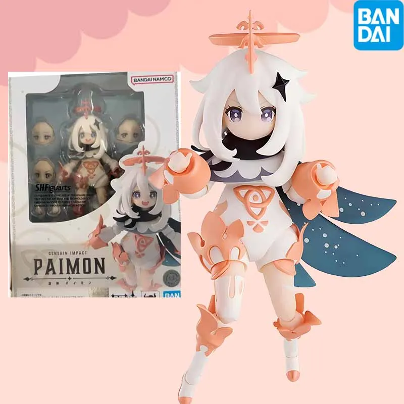 

BANDAI Officially Licensed SHF Genshin Impact PAIMON Anime Action Figures Toys For Boys /Girls /Kids /Christmas Gift