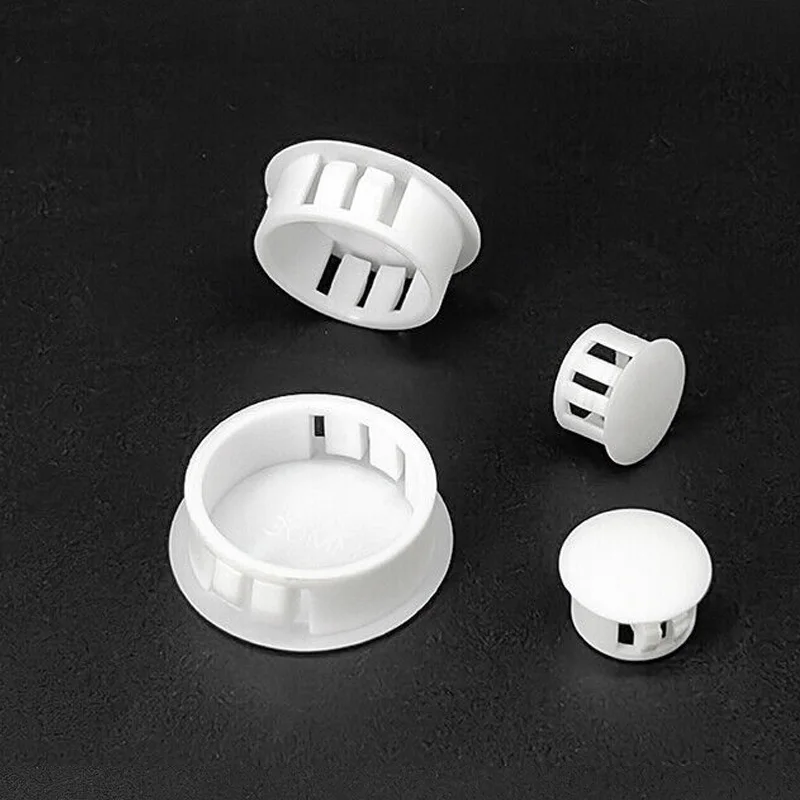 ホンツー ホワイトナイロン スナップオン穴栓 - 5mm～100mm 丸型エンドキャップ、パイプ用ブランキングプラグ |   パイプ栓カバー