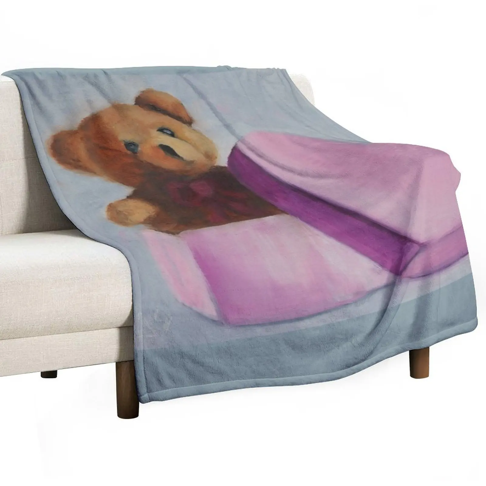 

Honey Bear Throw Blanket Hairy Warm christmas decoration blankets and throws Blankets