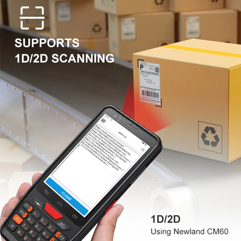 Android 12 Rugged Pda Handheld Mobile Device Terminal Pdas Phone Ip67 Nfc Barcode Scanner Industrial Pda