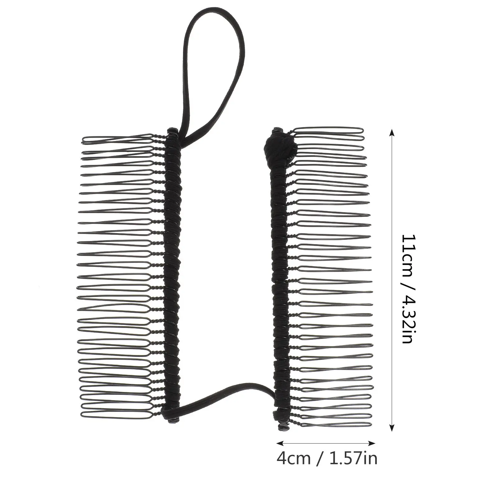 Hair Accessories for Pretty Clips Women Decorative Side Combs Banana Fine