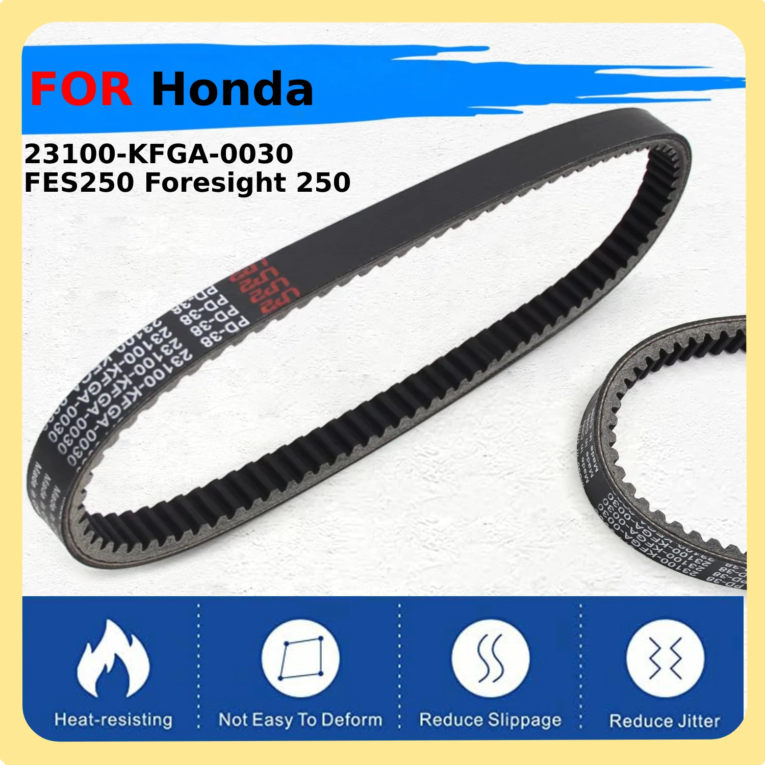 

Motorcycle Drive Belt For Honda FES250 Foresight 250 1998 1999 2000 2001 2002 2003 2004 2005 23100-KFGA-0030 Motos Accessories