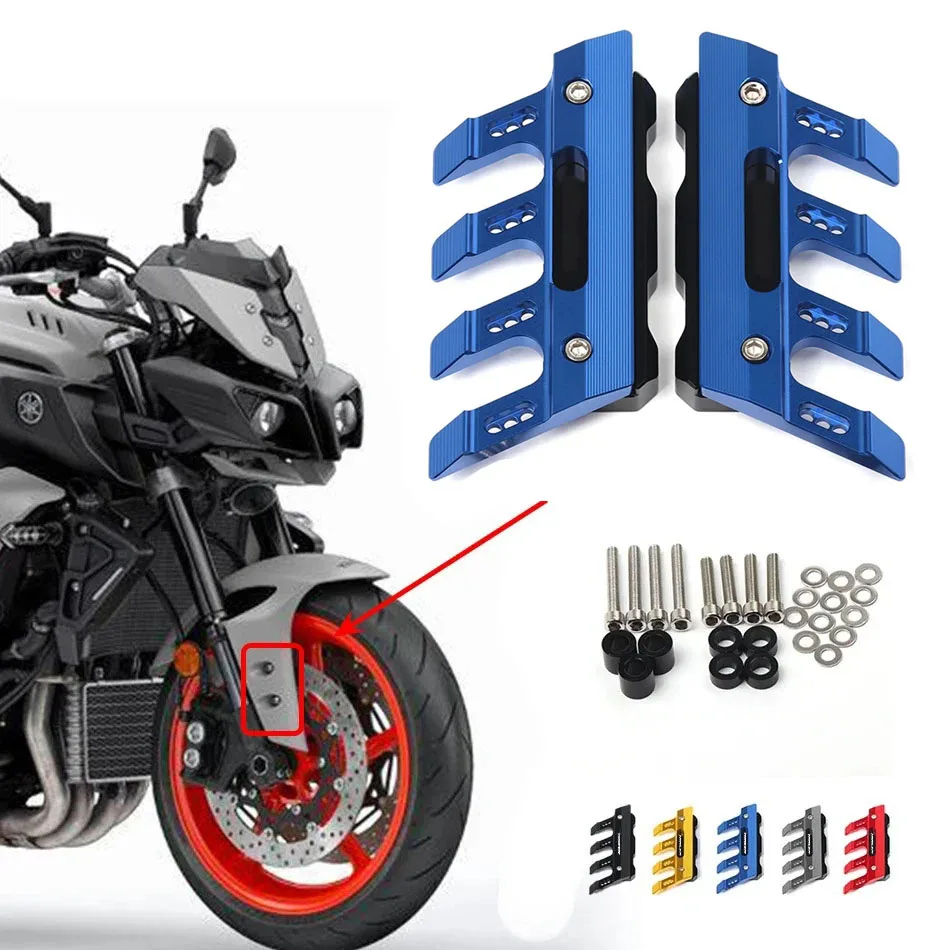 

For CFMOTO 675SRR 675 SR-R SRR Motorcycle Mudguard Front Fork Protector Guard Block Front Fender Anti-fall Slider Accessories