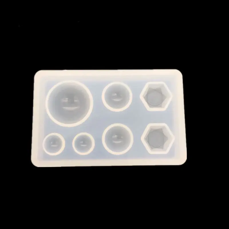 Silicone Crystal Epoxy Mold with Hole Mold for Making Silicone Made Living Room Craft Supplies DIY Necessary Tool