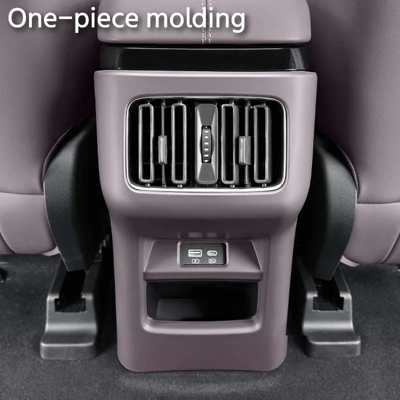 NEW1 For Byd Song Plus Seal u Dmi Ev 2020-2025 Rear Air Condition Vent Outlet Frame Anti-Kick Panel Anti-stepping Protector Cove