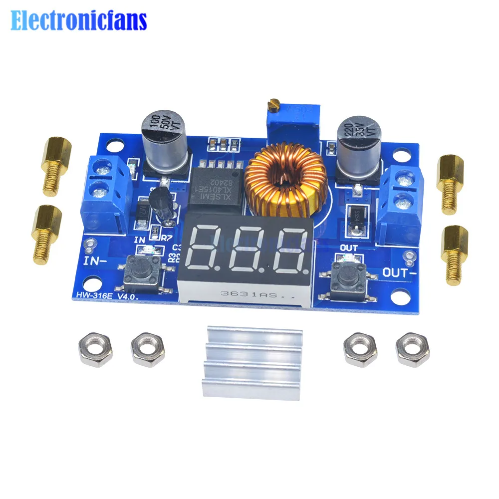 XL4015 DC-DC Lithium Battery Step Down Charging Board CC CV Adjustable 5A Led Power Converter Charger Buck Module XL4015 E1