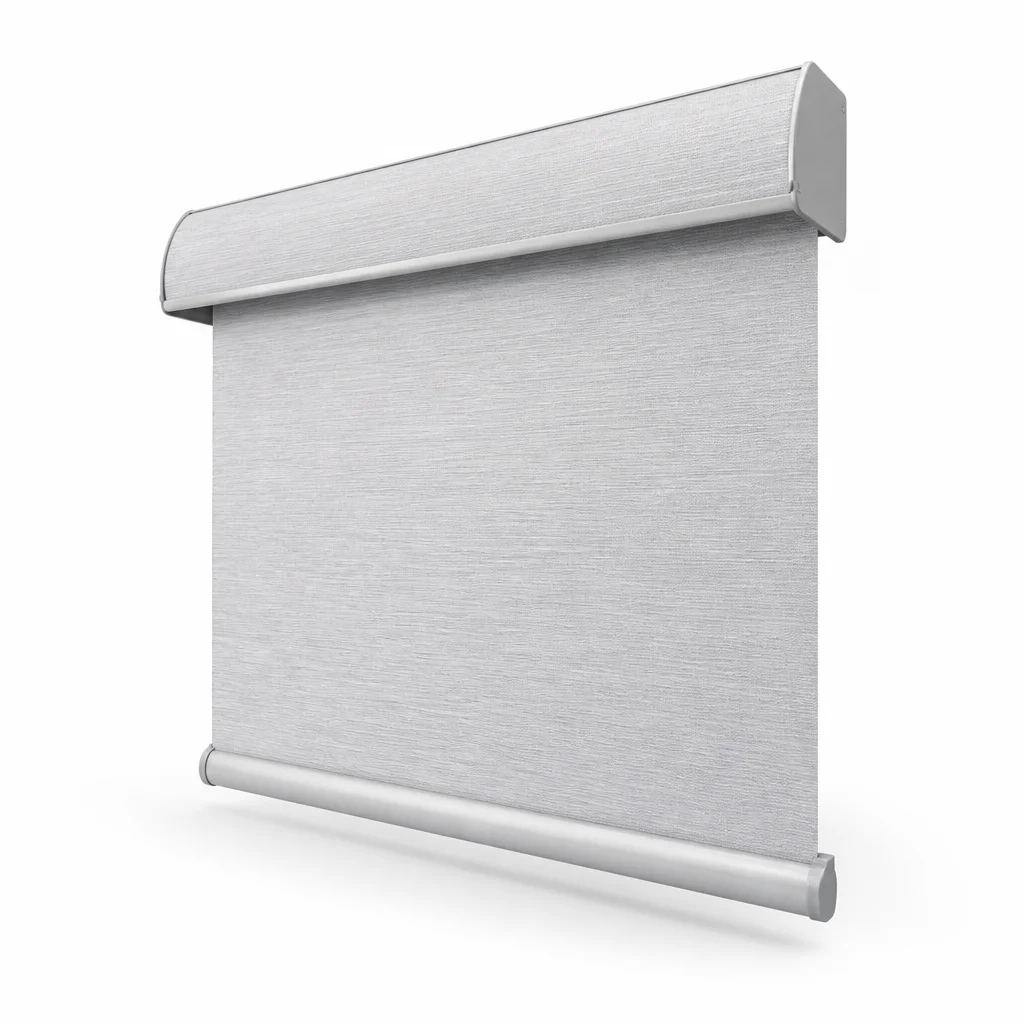 Best Quality Professional Customized 100% Polyester Full Blackout Manual Cordless Spring Control Roller Blinds For Windows