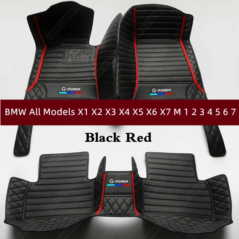 

Car Floor Mats for BMW All Models X1 X2 X3 X4 X5 X6 X7 M 1 2 3 4 5 6 7 Series Class GT All Weather Personalized Auto Carpet Pads