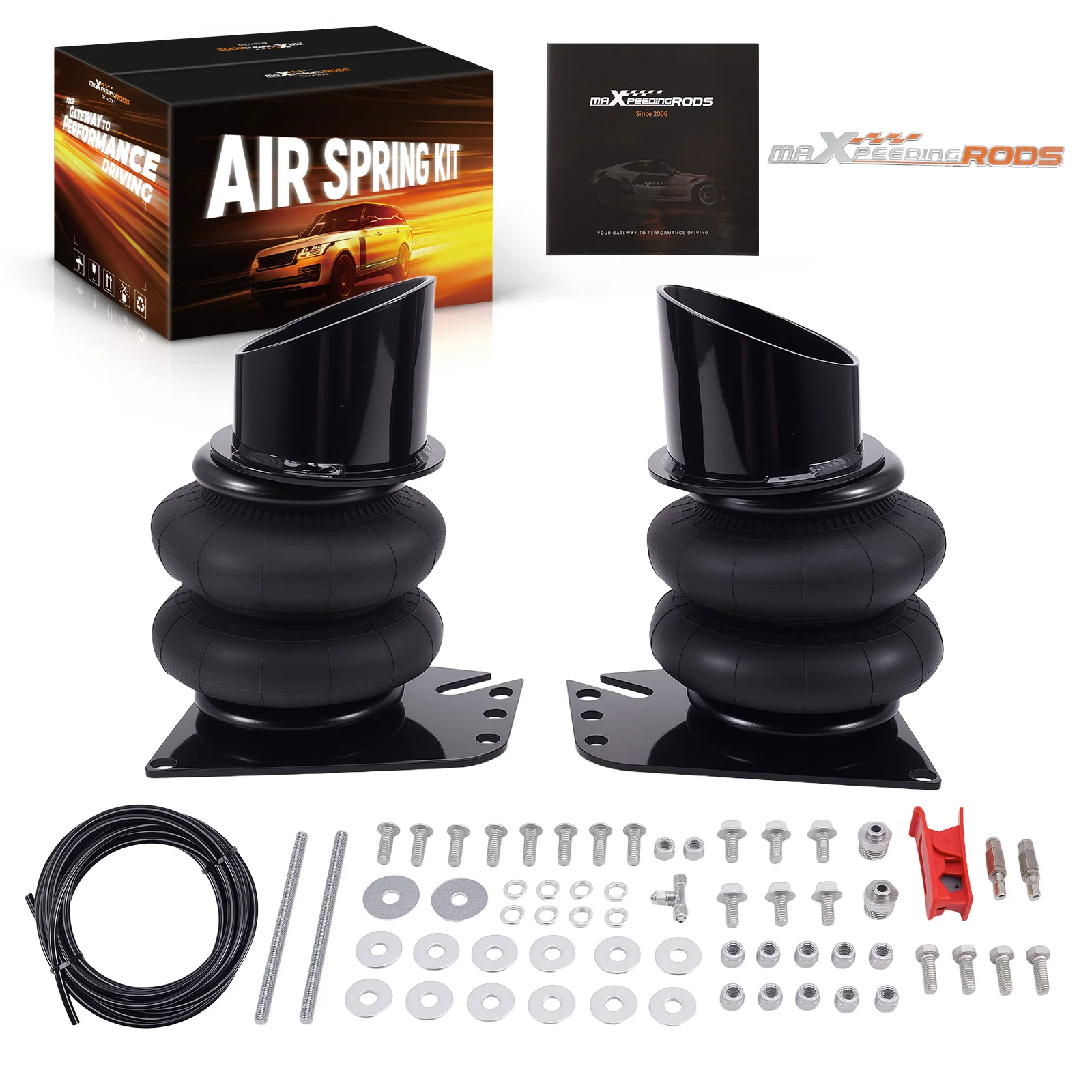 

Front Rear Air Suspension Bags Mount Brackets For Chevy PARKWOOD 1959–1961 Air Suspension Brackets