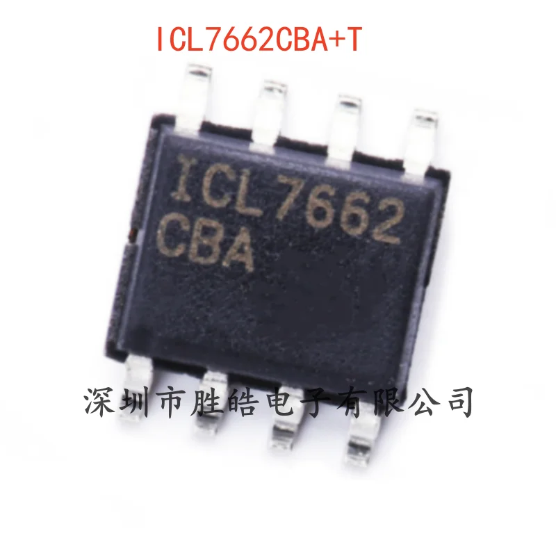 (5PCS)  NEW   ICL7662CBA+T   CMOS Voltage Converter Chip   SOP-8    ICL7662CBA+T   Integrated Circuit