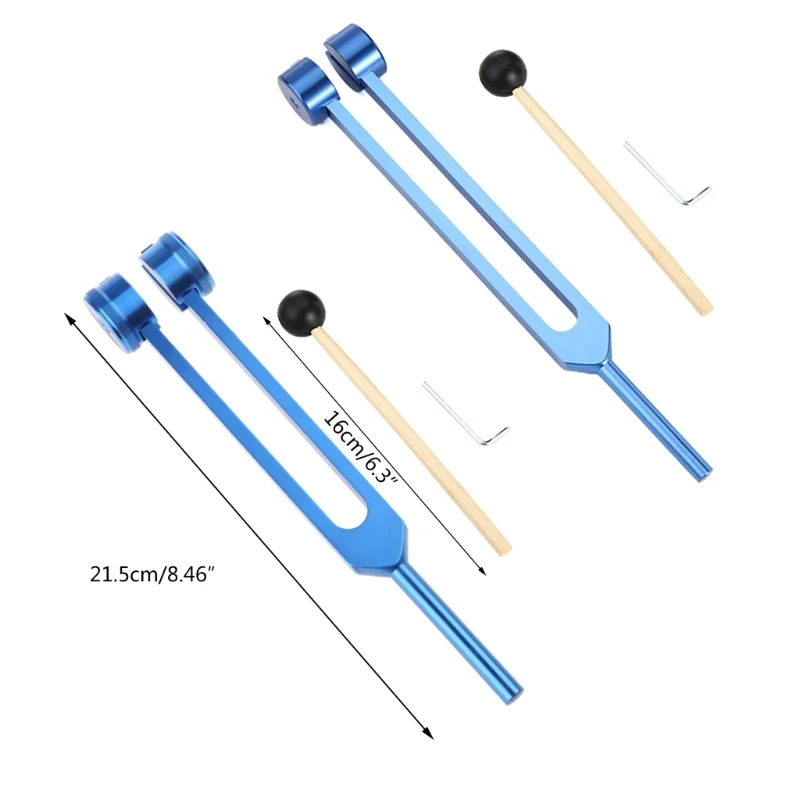 Diapason Set 128Hz Corpo Diapason per Guarigione Set Diapason Suono Medico Terapia Guarigione DNA Dropshipping