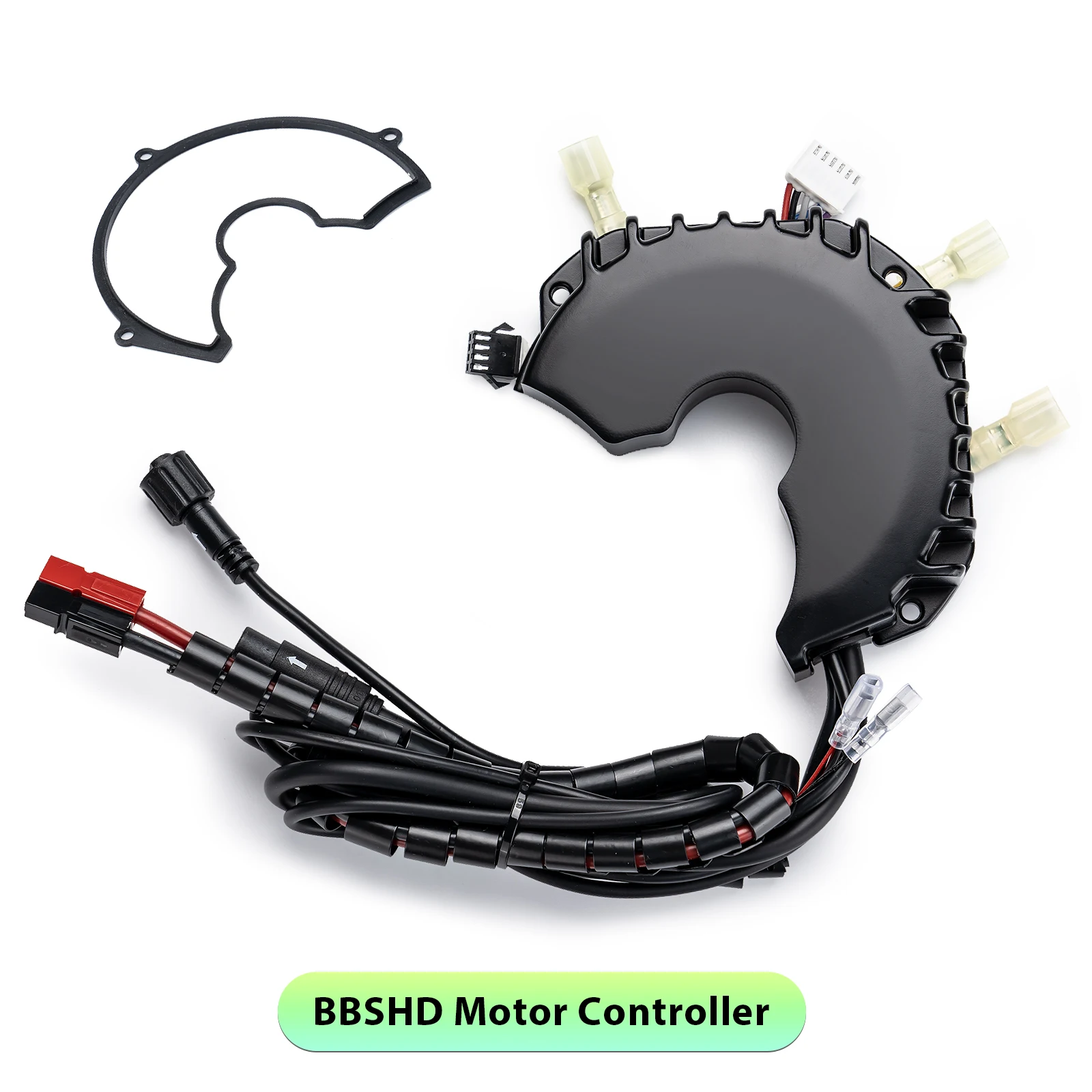 BAFANG BBSHD UART Controller for 48V 52V 1000W Mid Drive Motor with Front Lamp Connector and Gear Shift Sensor Connector