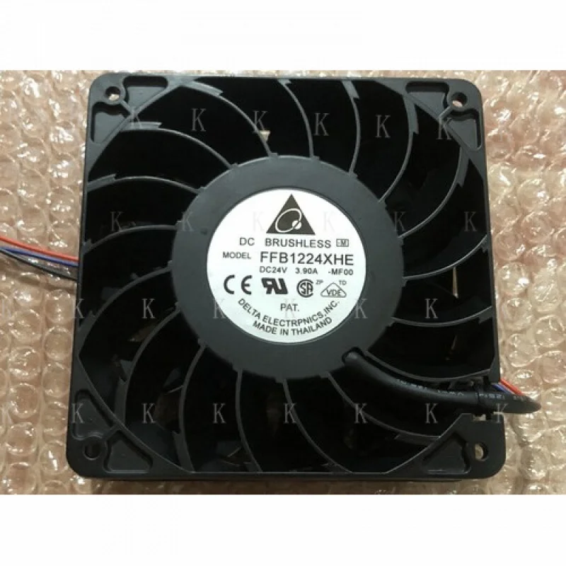 C    1pcs  FOR Delta FFB1224XHE 12038 24V 3.90A 3.9A 120*120*38mm fan