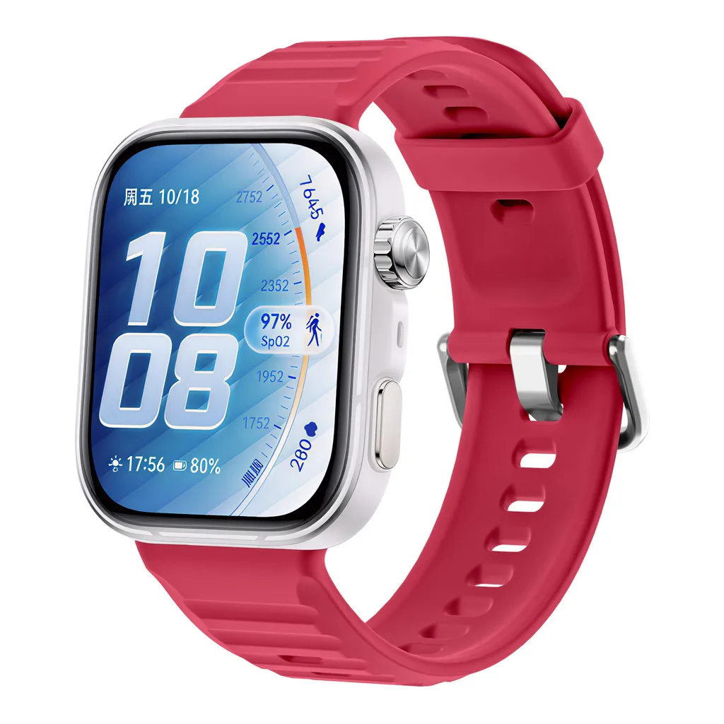 Silikonarmband für Huawei Watch Fit3 Fit4 Fit4Pro Fit 5 Fit5pro Schnellwechsel-Design Wasserdichtes Schweißresistentes Armband