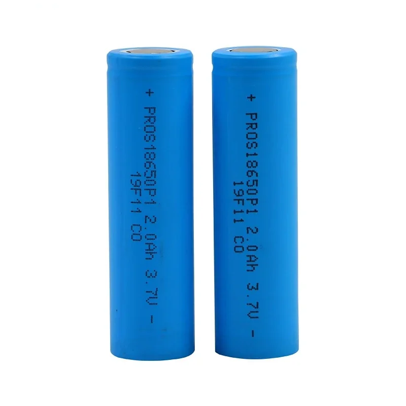 Wholesale Rechargeable 18650 Battery 2000mah Lithium Cell 3 7v li-ion Battery Lithium Ion for led torch