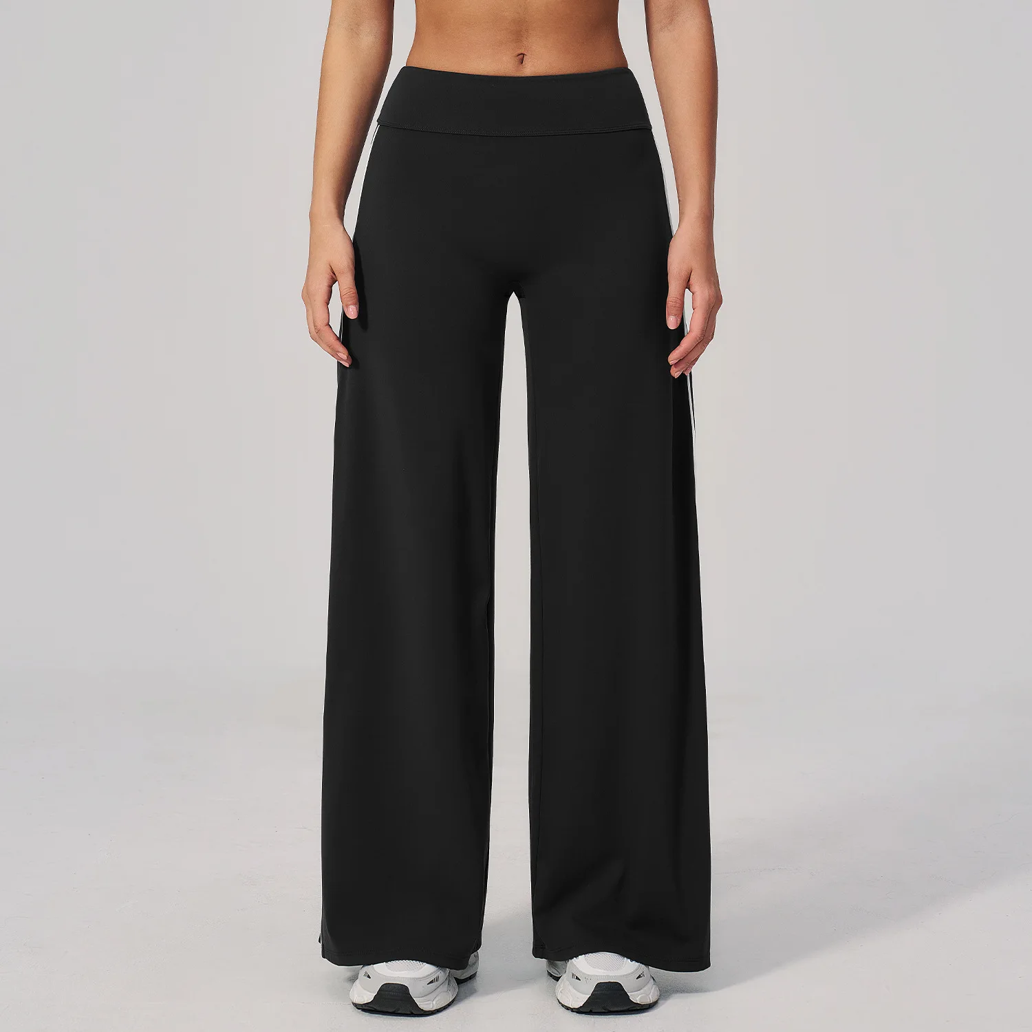 Yoga Pants Women's Gym Fitness Pants Casual Pants High Waist Straight Leg Wide Leg Pants Outdoor Sports Workout Running Tights