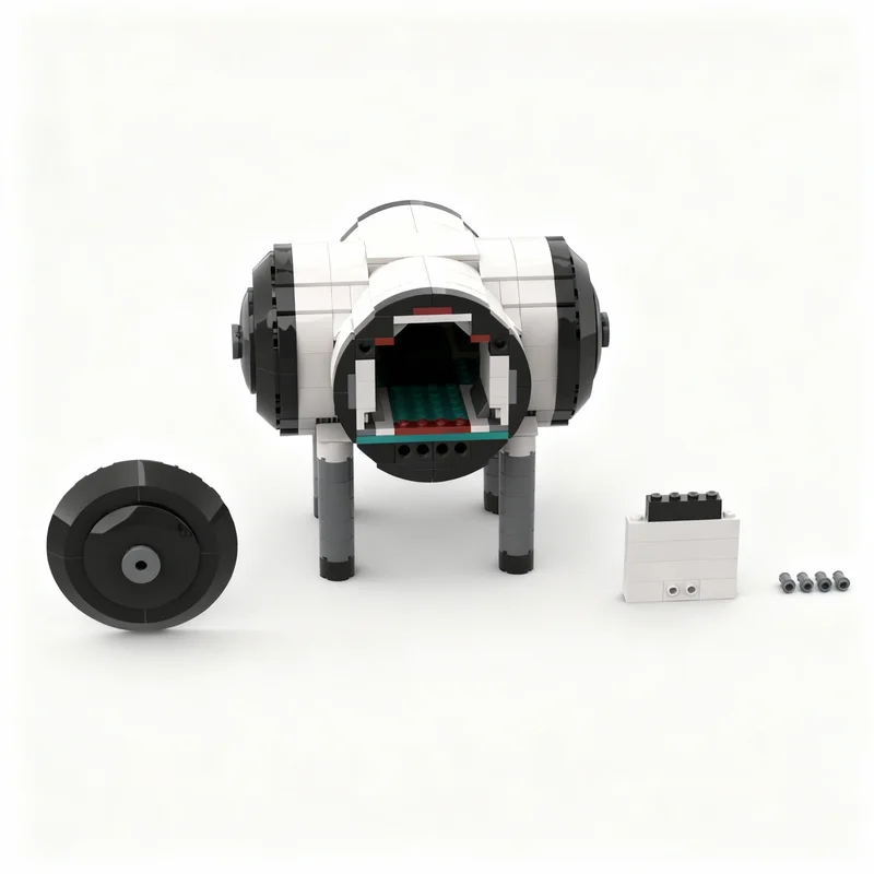595pcs MOC X Compartment Subnautica Subnautica Below Zero Aquazone Model Building Blocks Idea Creative Art Collection Education