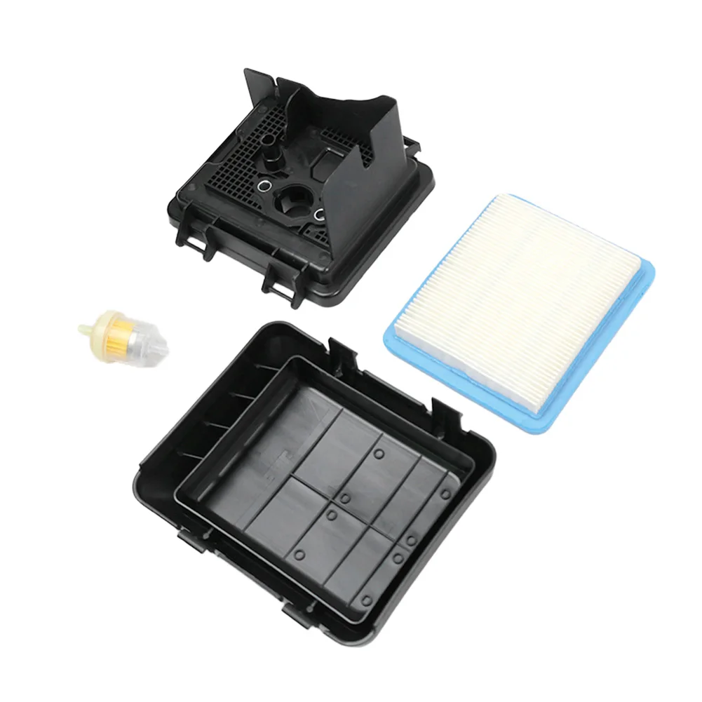 Air Filtration Kit for Honda For GCV135 For GCV160 GCV190 Lawn Mowers with Filter Cover and Two Replaceable Filter Elements