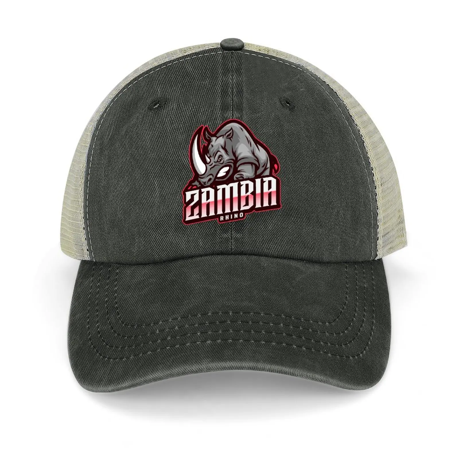 

ZAMBIA RHINO Baseball Cap hard hat New Hat Hat Man For The Sun Boy Child Women's