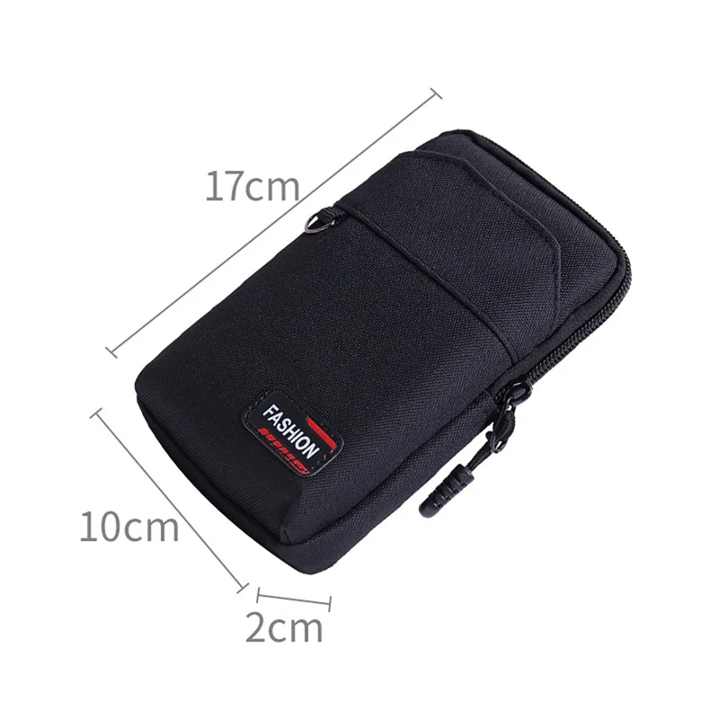 Outdoor Sports Running Mobile Phone Bag Waterproof Waist Bags Wallet Oxford Waist Pack Buckle Lightweight Portable Waist Packs