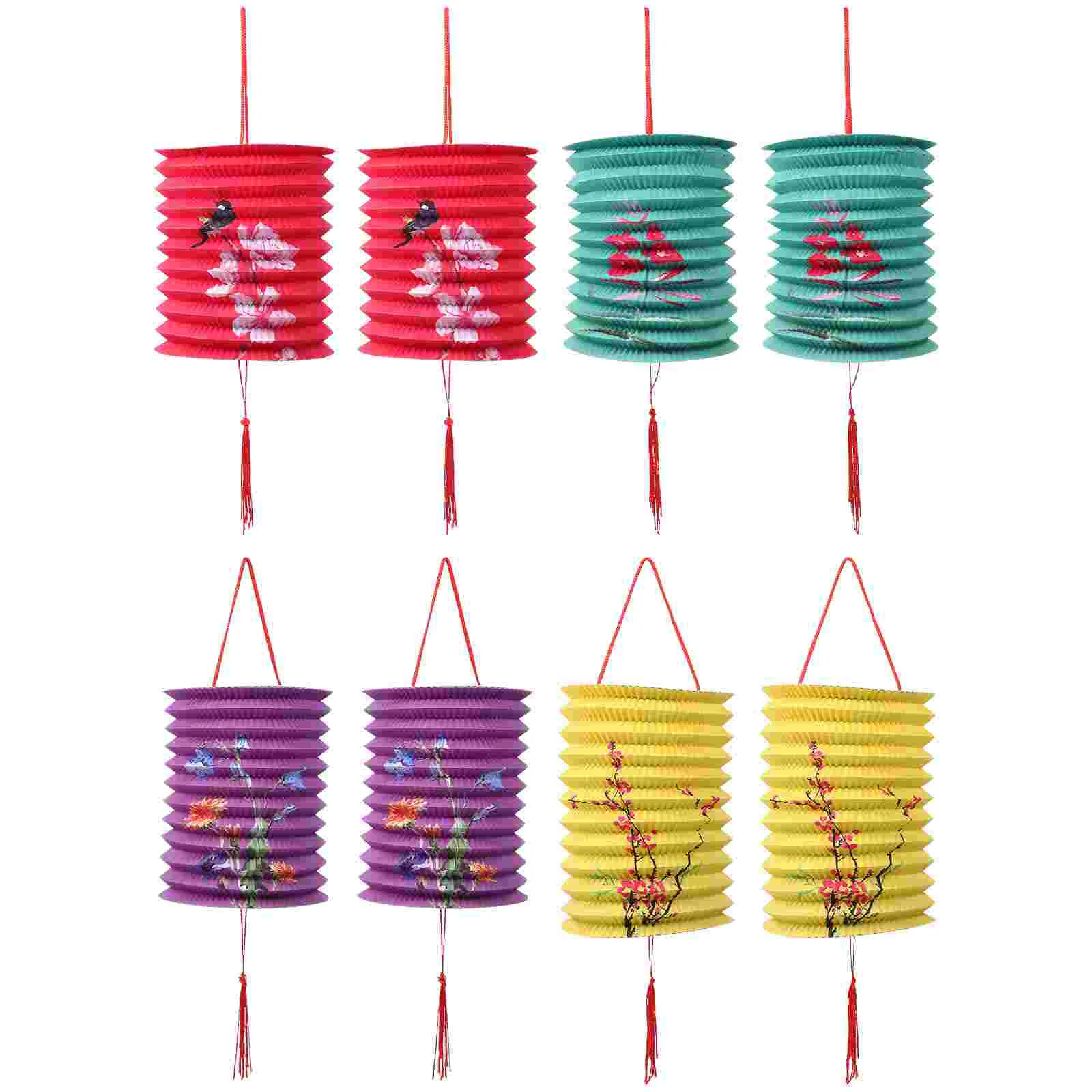 8 Pcs Ceiling Baby Multicolor Hanging Wedding Decorations for Ceremony Pendants