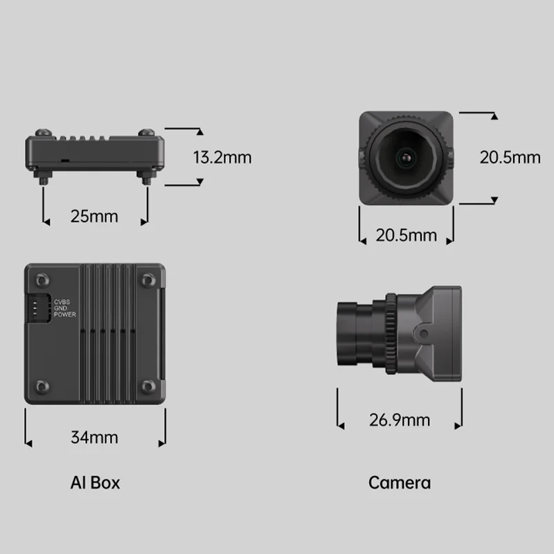 Caddx Infra V2 Night Vision FPV Camera, 1500TVL 1/1.8