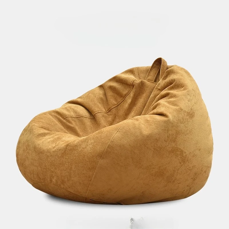 リビングルームの装飾ビーンバッグソファ、ヨーロッパ風ラウンジ、ホームベッドルームビーンバッグソファ、快適なコーナーパフ、詰め物入り家具