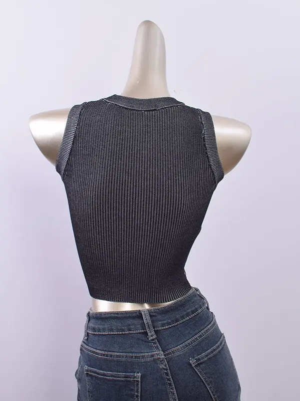 Faionable محبوك ort حزام سترة المرأة الصيف الرجعية مثير الجوف خارج Svel أعلى تخفيف Sle سليم صالح ملابس داخلية