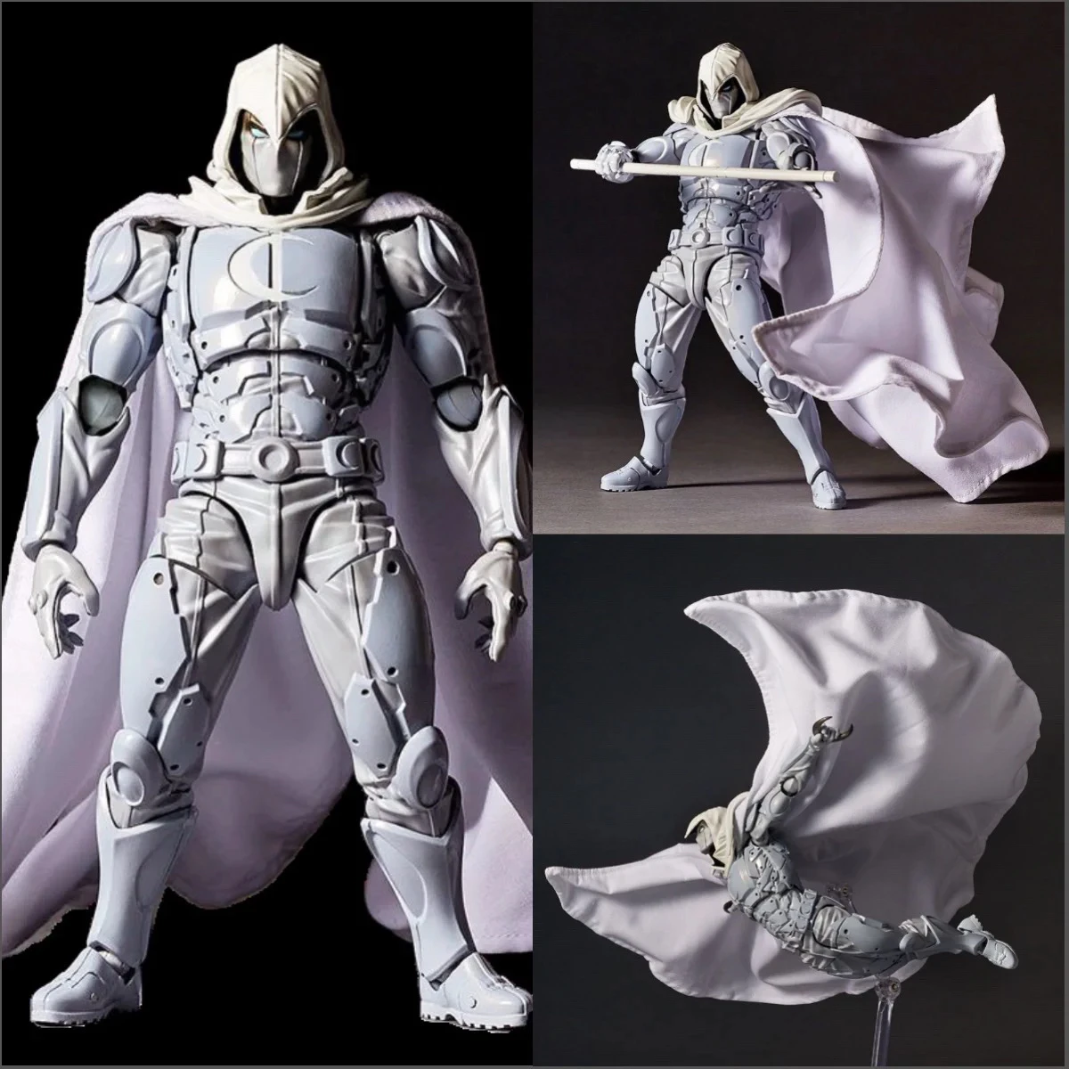 

Marvel Ko Moon Knight Marvelous Action Figure Statue Model Desktop Ornament Collection Toy Birthday Gift In Stock