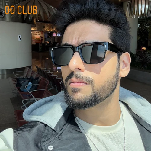 Imagen 2 del producto O-Q CLUB gafas de sol polarizadas para hombre, gafas de sol cuadradas para mujer, gafas para hombre, gafas Lunette para mujer, lentes de diseñador para mujer