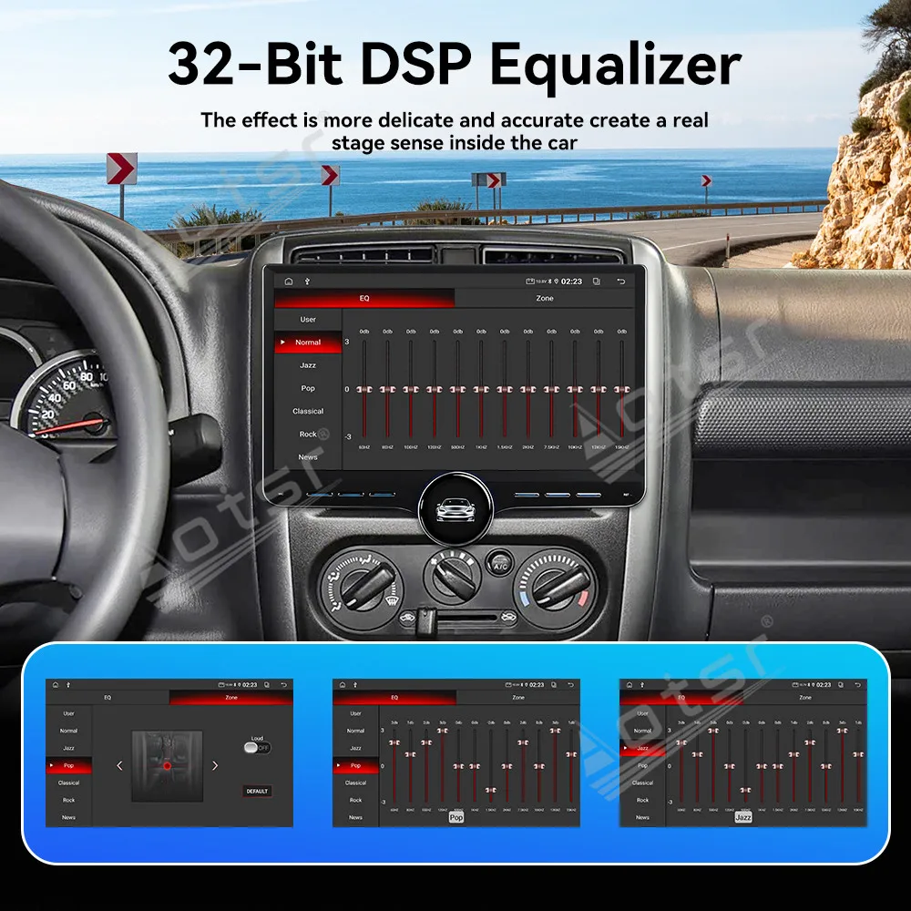11.5" Android 15 For Suzuki Jimny 2007-2016 CarPlay Car Radio GPS Navigation DSP Screen Multimedia Player Head Unit view 2