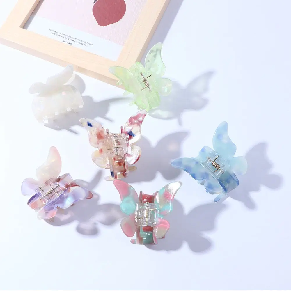 

Hairpin Cute Butterfly Hair Accessories Women Candy Colors Hair Claw Butterfly Hair Clips Crab Clips Headwear