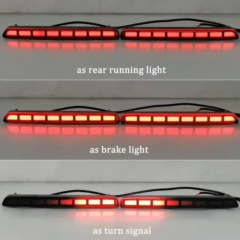 LED Rear Fog Lamp For Honda CR-V CRV 2023 2024 Car Bumper Brake Light Reflector 3-in-1 Functions Signal Indicators image 4