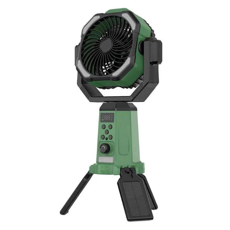 

Solar charging outdoor fan camping retractable usb tent light ceiling fan camping fan