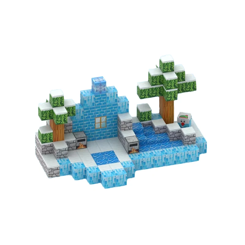 128-150 قطعة كتل مغناطيسية إبداعية-بناء مجموعة معماري لعالمتي للأولاد والبنات من سن 3 سنوات فما فوق ألعاب تعليمية ذاتية الصنع