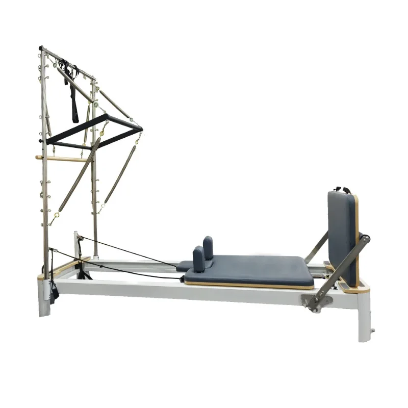 

Pilates aluminum alloy small white bed semi-elevated two-in-one core bed upgrade