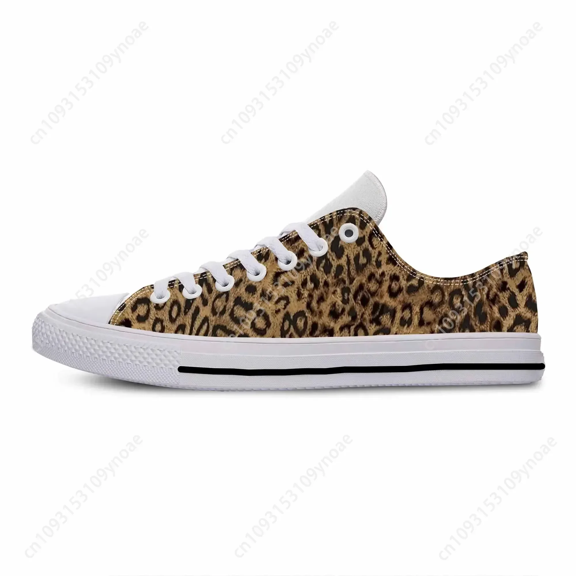 

Animal Panther Leopard Print Skin Pattern Fashion Casual Cloth Shoes Low Top Comfortable Breathable 3D Print Men Women Sneakers