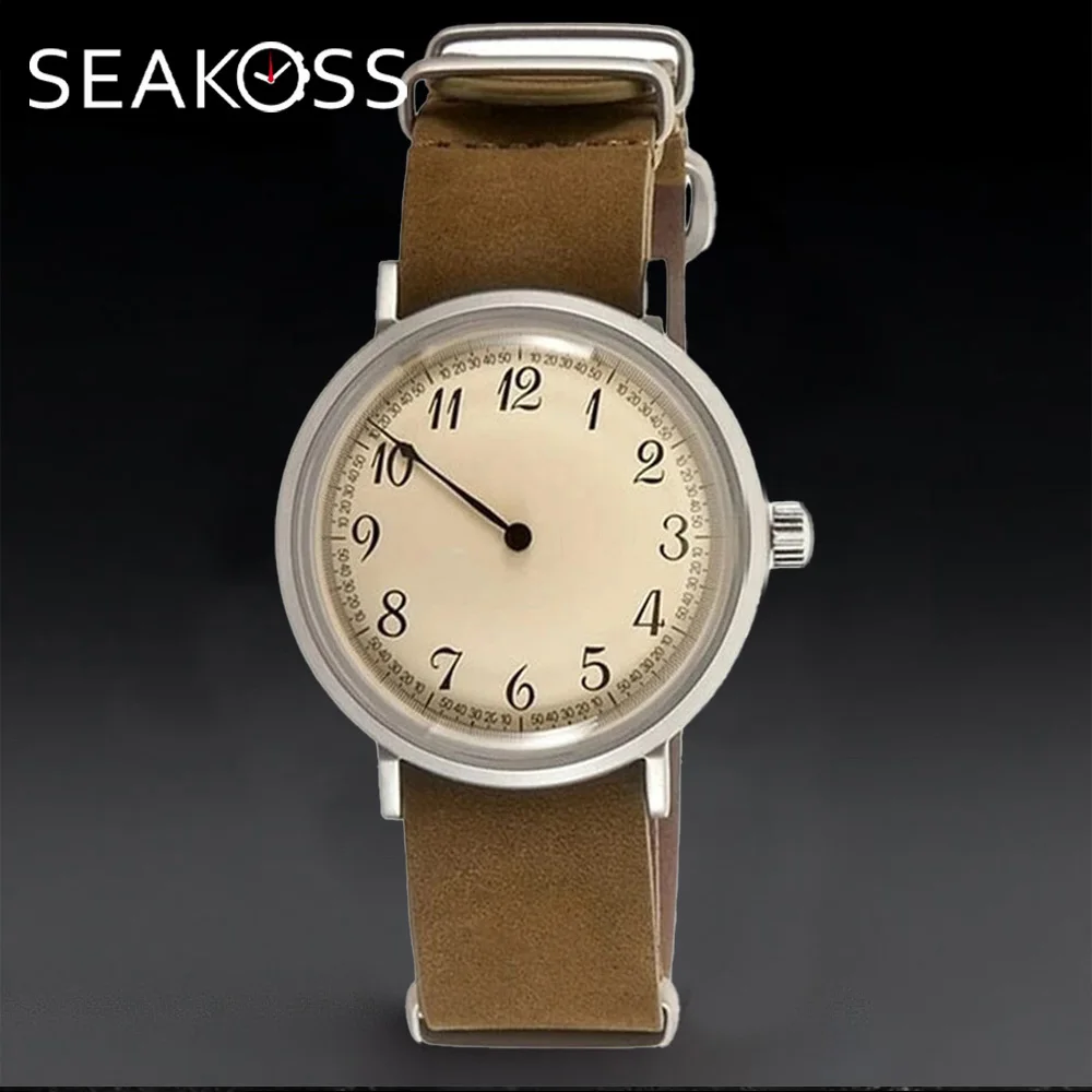 ريد ستار 40 مللي متر الطيار ساعة 1963 العتيقة الروسية الغواصة سلسلة أيدي واحدة ساعات رجالية دليل لف ساعة اليد الميكانيكية #1