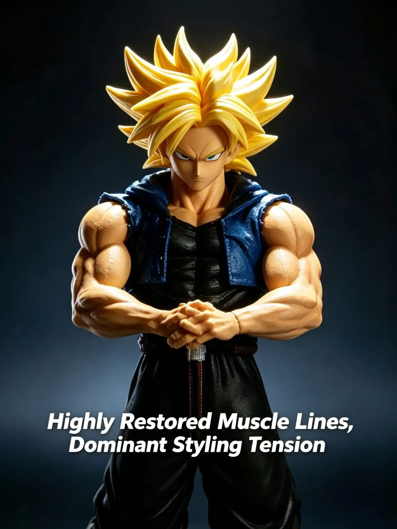 

Dragon Ball Z Super Saiyan Gohan Action Figure, Highly Detailed Muscle Version, Anime Figurine for Collection & Decoration
