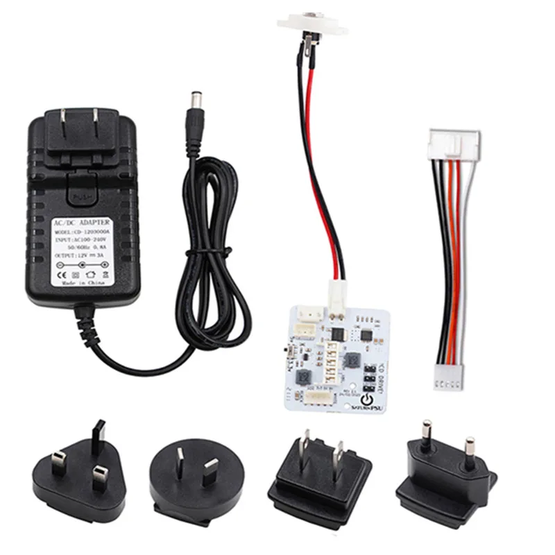 NEW 12V Power Supply Replacement Kit For Sega Saturn Console SaturnPSU Rev 2.1 Power Strip Power Cord