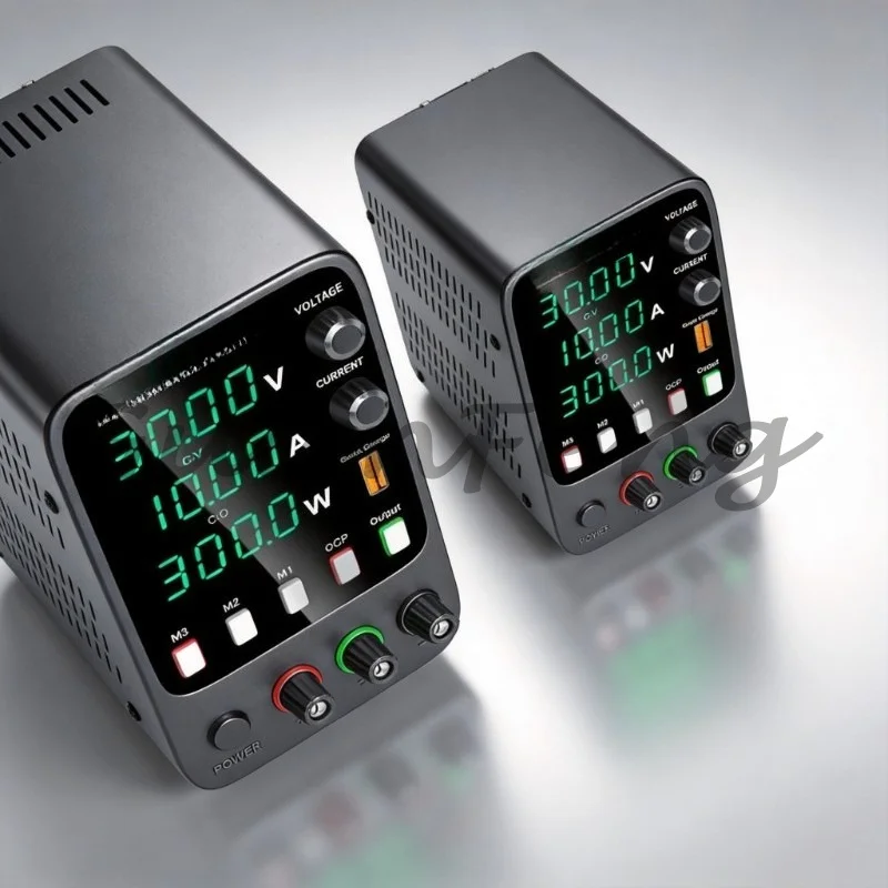 APS605H Adjustable Switching DC Bench Power Supply, 0-60V 0-5A Variable Voltage Current Lab Research Power Source