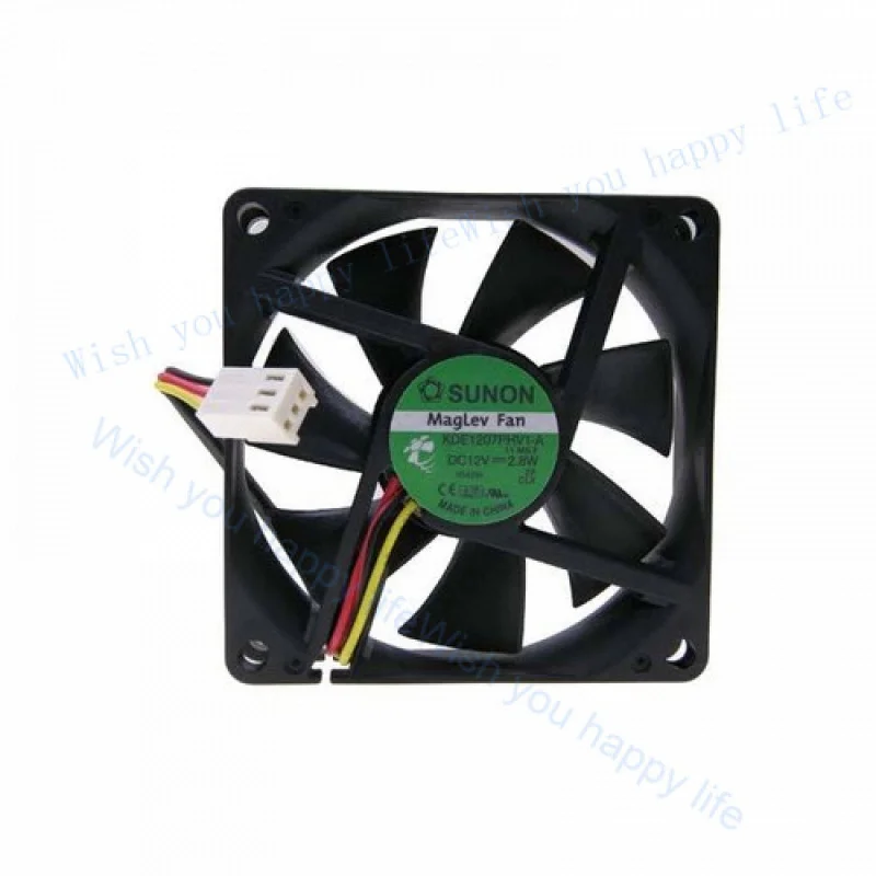 LL for  Sunon KDE1207PHV1 3300RPM 70x70x15MM MagLev Fan DC12V 3-Pin 2.8W Tech-output