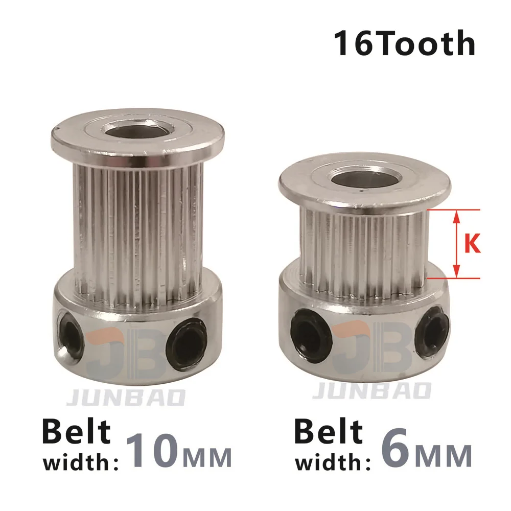 2GT 12 14 15 16 17 18 19 20 Teeth Synchronous Pulley Belt Width 6 10 15 MM Bore 3 To 10MM G2M Driving wheel 3D Printer Accessori