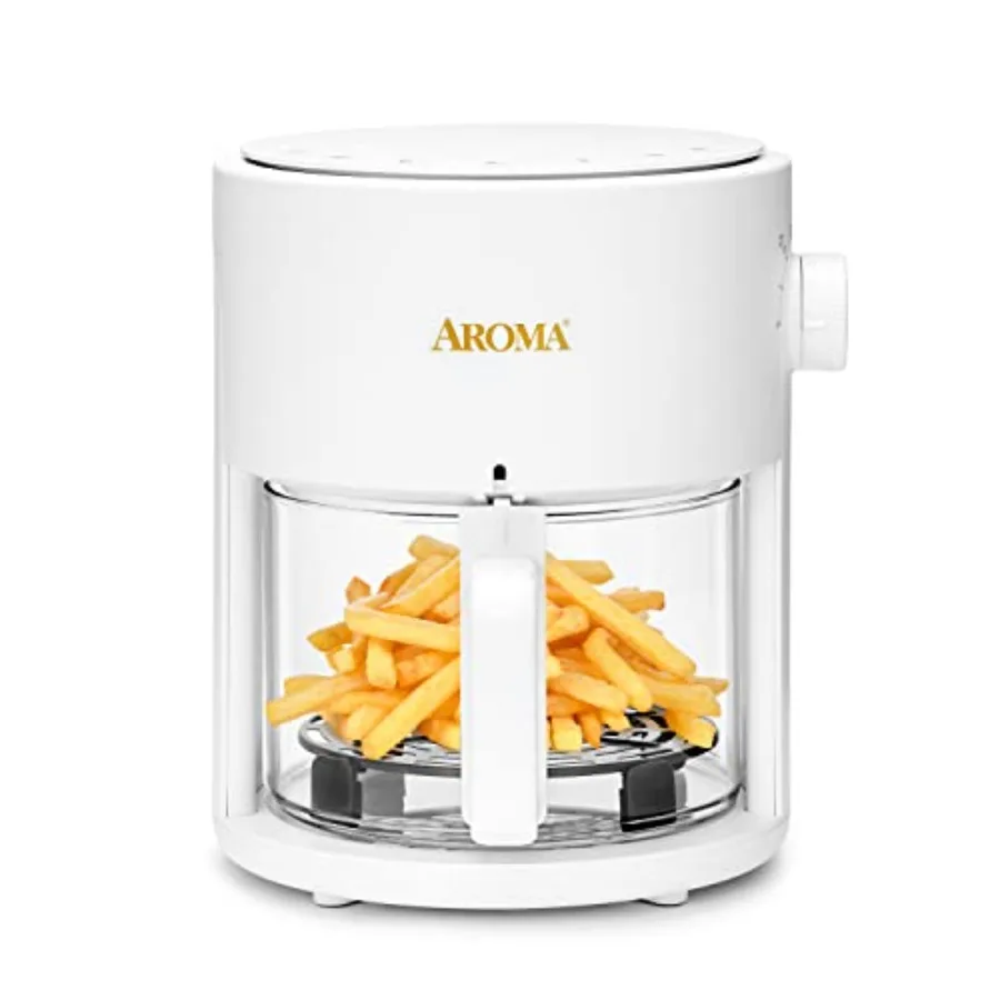 

® Glass Air Fryer and Countertop Convection Oven with Powerful 360Crispy™ Technology 3 Quart,White